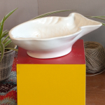 Vintage puddingvorm visfiguur